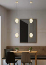 Double glass hanging light 119
