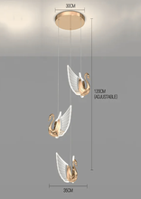 modern premium swan pendant lamp