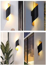 spiral wall light