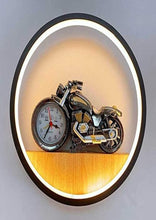 ring with bullet clock wall light