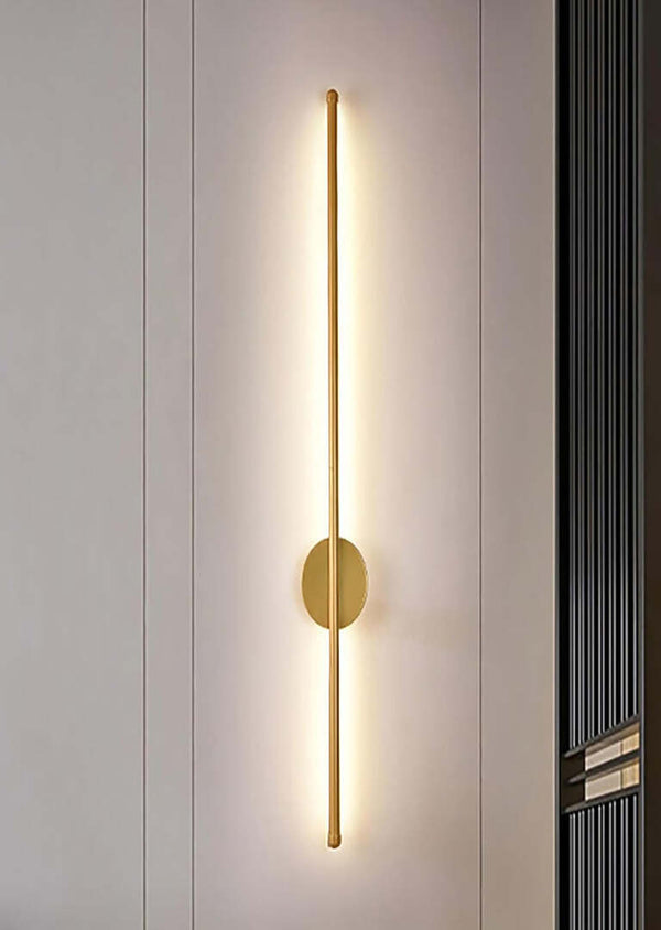 golden sleek wall light
