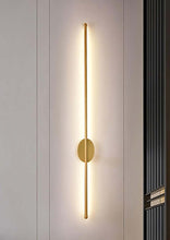 golden sleek wall light