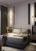 golden sleek wall light