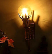 rustic wall light