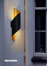 spiral wall light