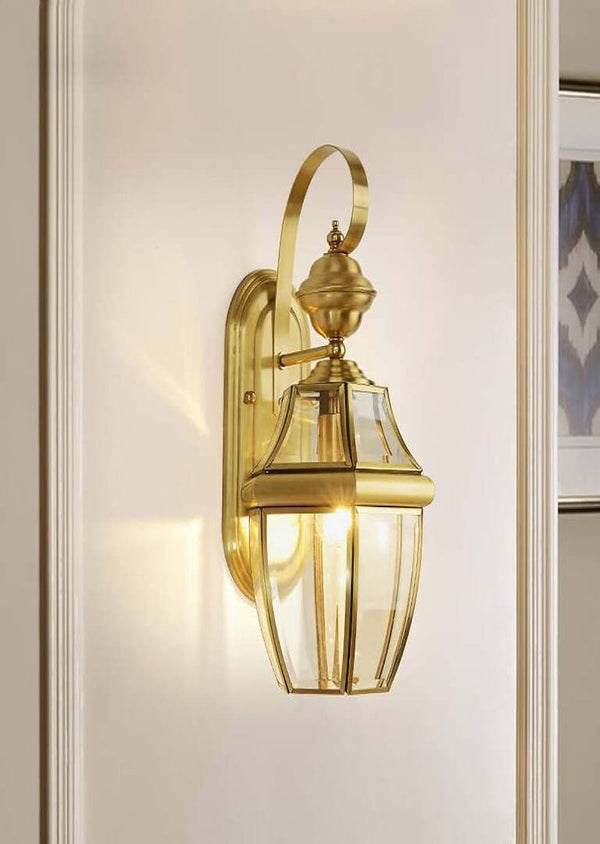 royal brass wall light