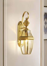 royal brass wall light