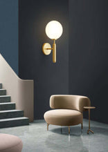 golden wall light
