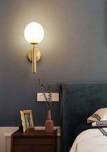 golden wall light