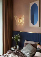 modern butterfly wall light