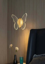 modern butterfly wall light