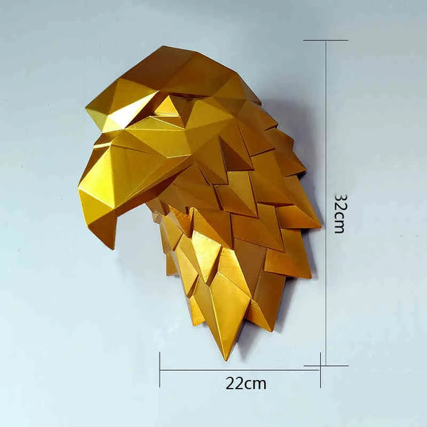 3d eagle face wall lightt