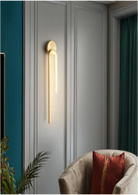 golden metal led wall light 1009