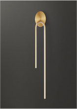 golden metal led wall light 1009