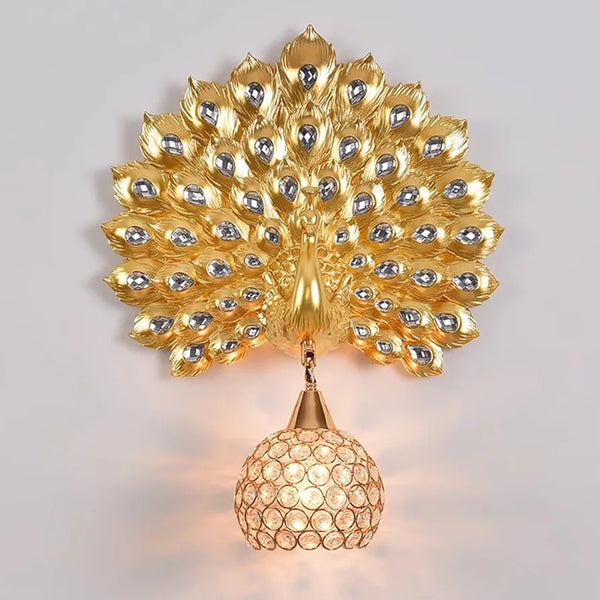 peacock wall lightt