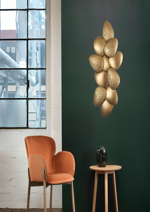 modern metal wall art with led