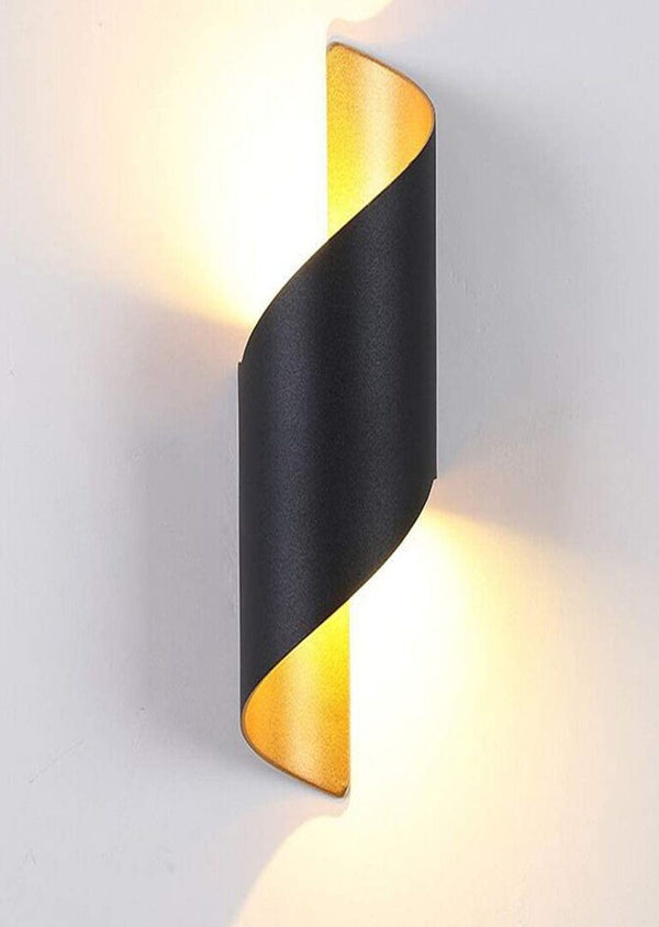 spiral wall light