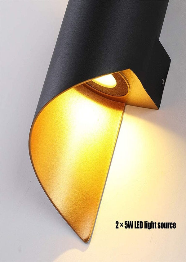 spiral wall light