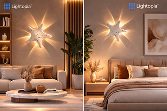 Starfish Outdoor Wall Light – Cast Metal LED Wall Sconce
