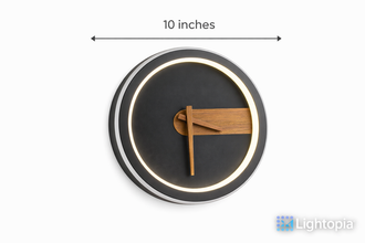 Modern LED Wall Clock – 10-Inch Illuminated Silent Clock