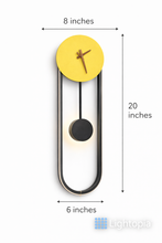 Modern Pendulum Wall Clock – 20-Inch Minimalist Decorative Clock