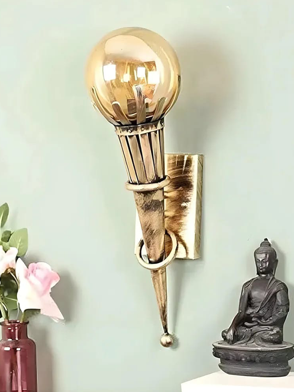 rustic wall light