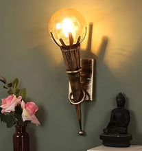 rustic wall light