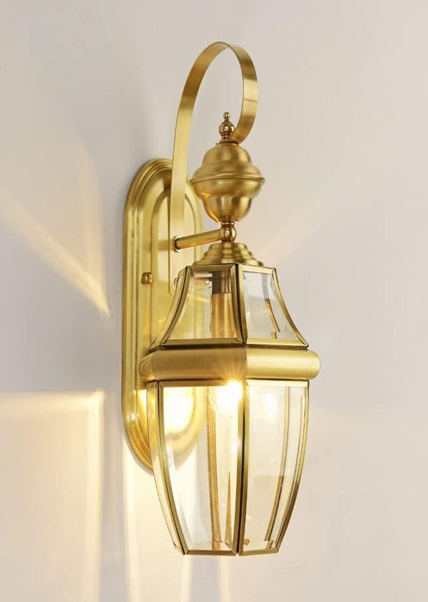 royal brass wall light