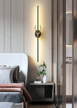 deer sleek wall light black