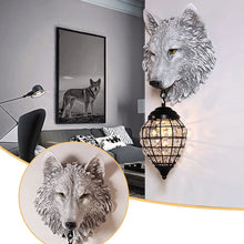 fox face 3d wall light