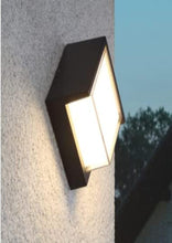 square cubical wall light