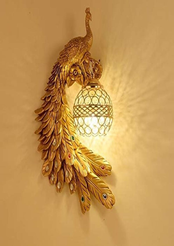 peacock wall light