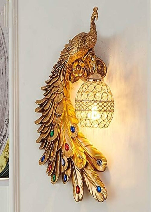 peacock wall light